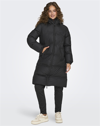  Only - ONLLea Rain Puffer Jakke - Black